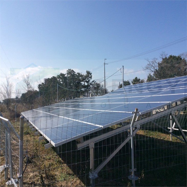 fence for solar mount systems