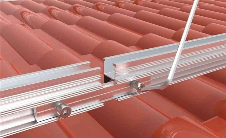 AL6005-T5 Aluminum Solar Roof Hook For Tile Roofs best