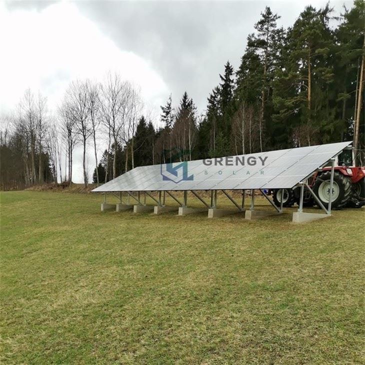 Concrete Foundation Aluminum Ground Mount factory