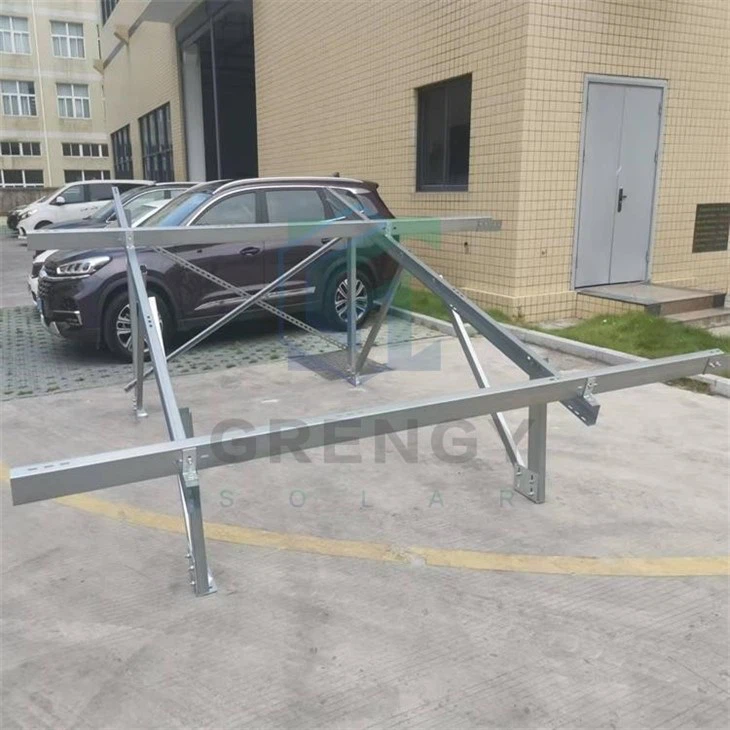 ZAM Steel Solar Brackets With Helical Piles